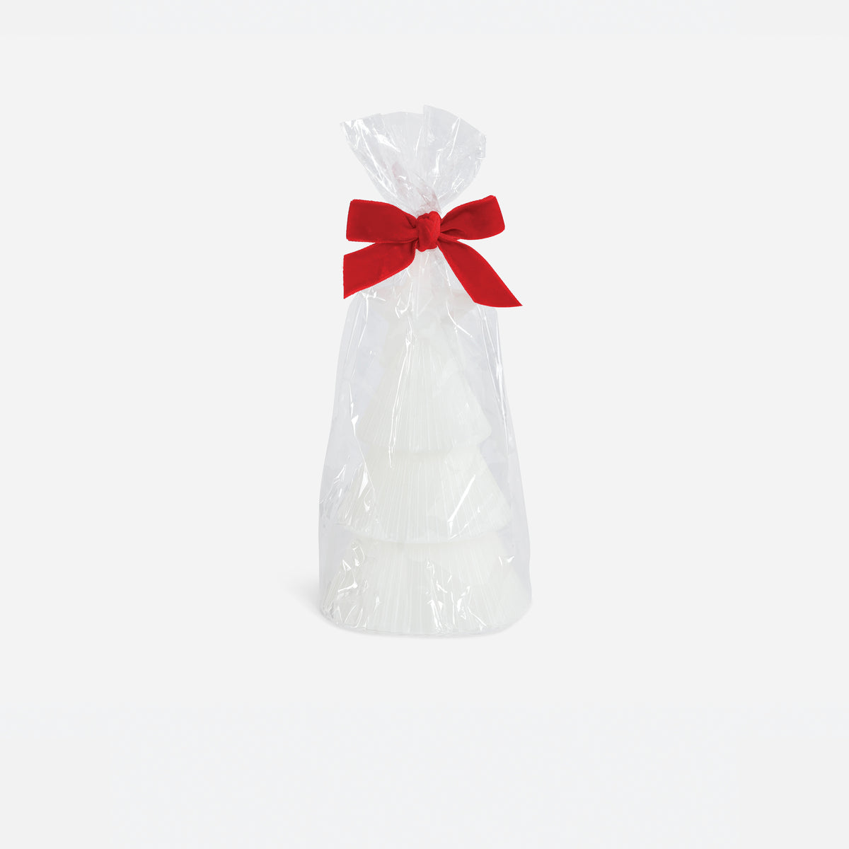 Star Tree Candle - White