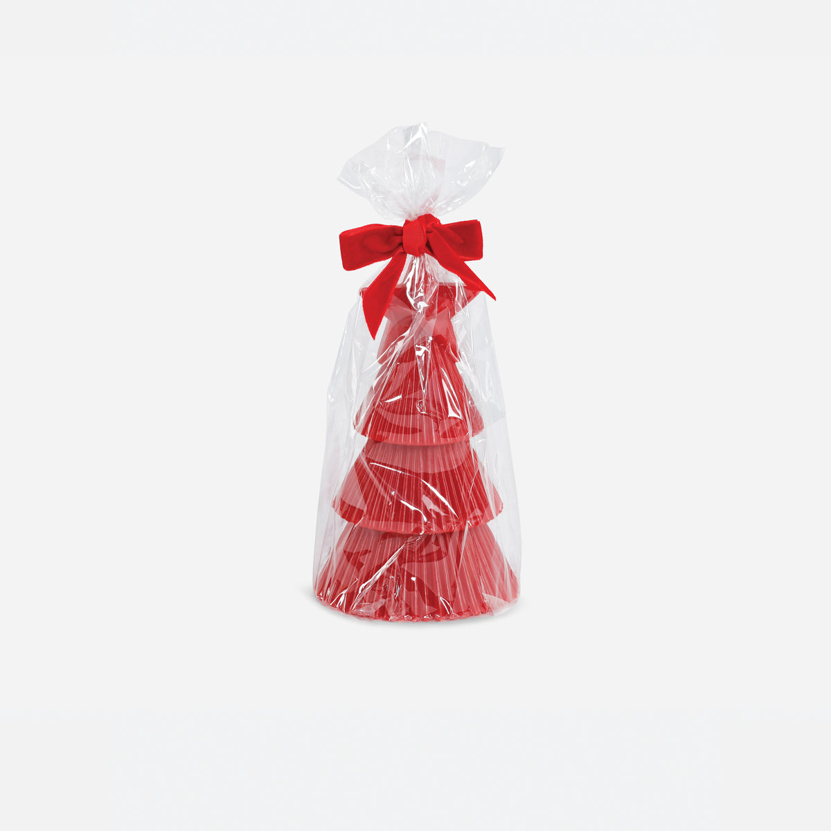Star Tree Candle - Red