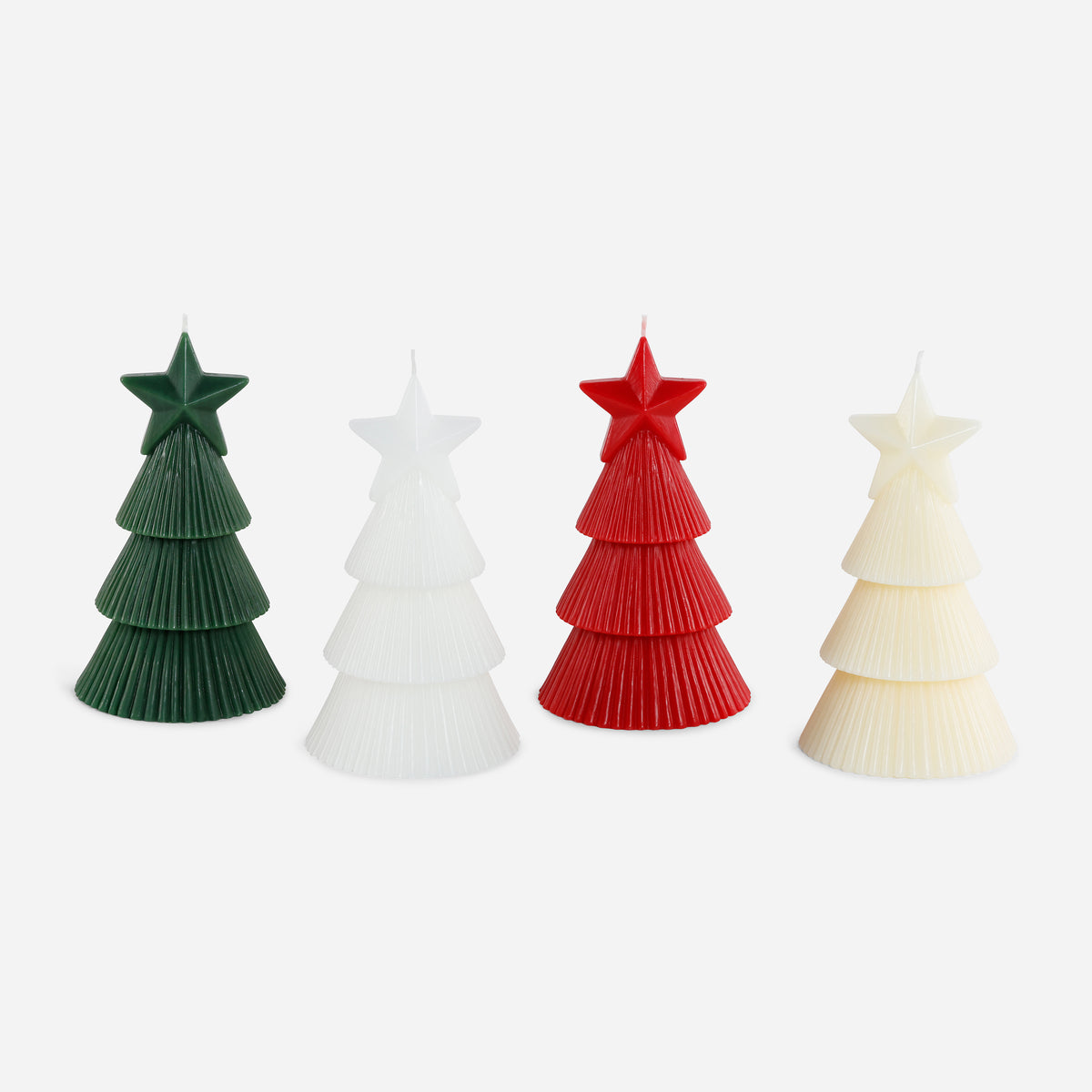 Star Tree Candle - Green