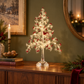 Lighted Berry Tree with Cardinal and Adapter