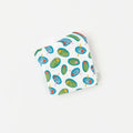 Paper Cocktail Napkins - Olive, Set of 8 featuring colorful martini olives on white paper.