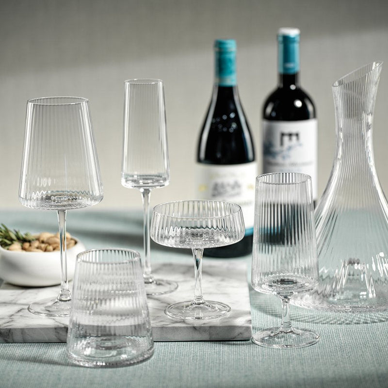 Bandol Fluted Champagne Glass - Set of 4 - Drinkware by Carlyle Avenue