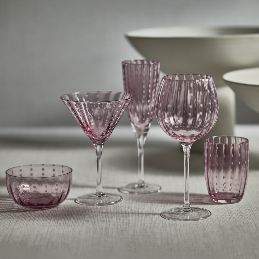 Bandol Fluted Textured Glasses and Decanter by Zodax - Seven Colonial