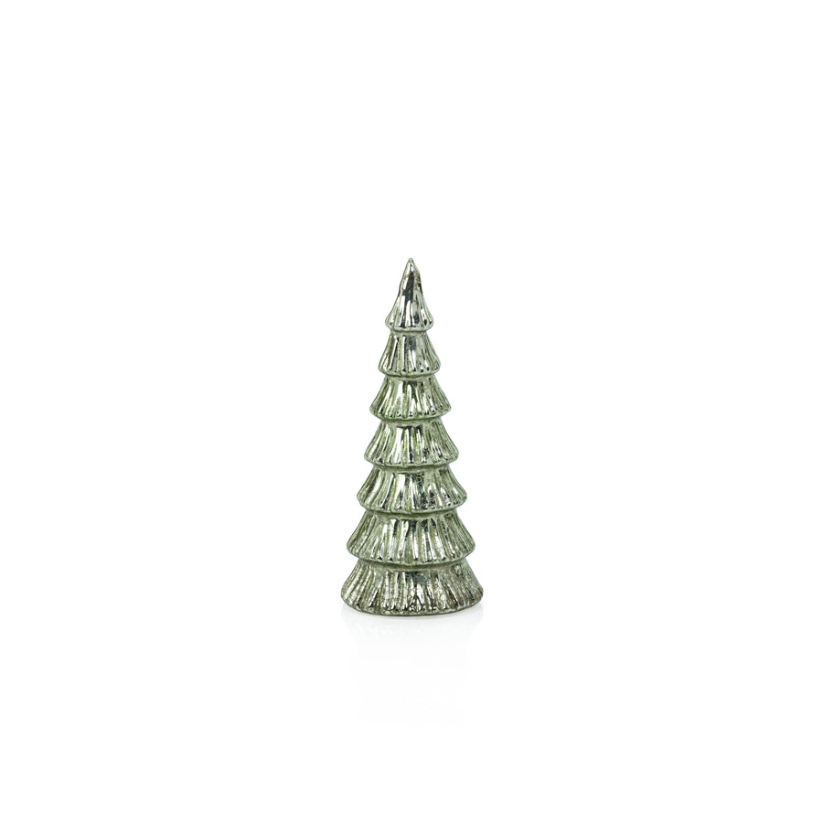 LED Glass Tree - Light Green