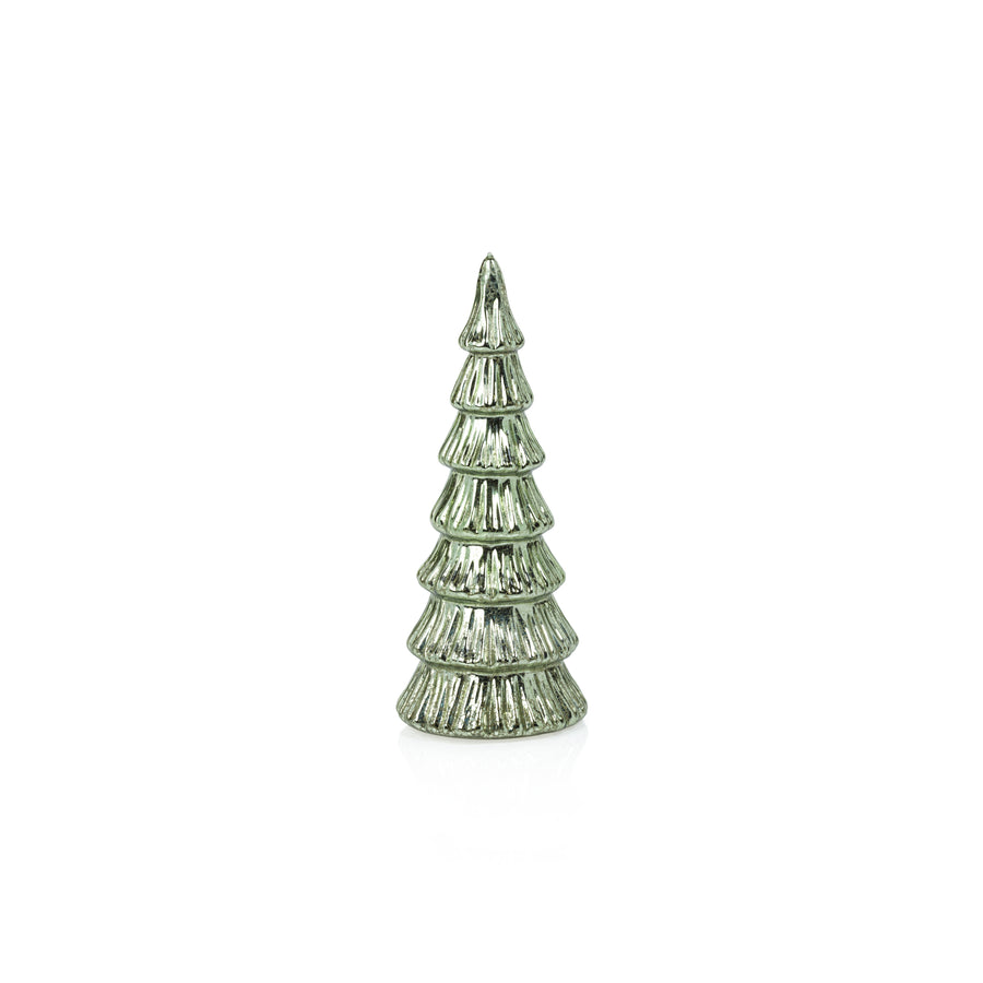 LED Glass Tree - Light Green