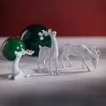 Decorative White Reindeer Assortment - Set of 6 - Holiday Decor by Carlyle Avenue