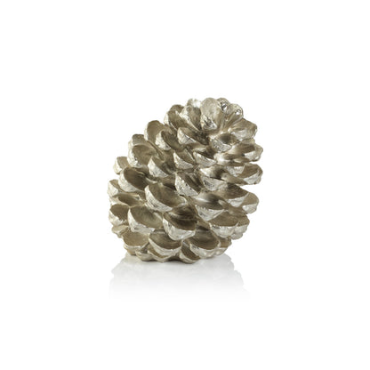 Decorative Pine Cone - Silver - Christmas Decor by Carlyle Avenue
