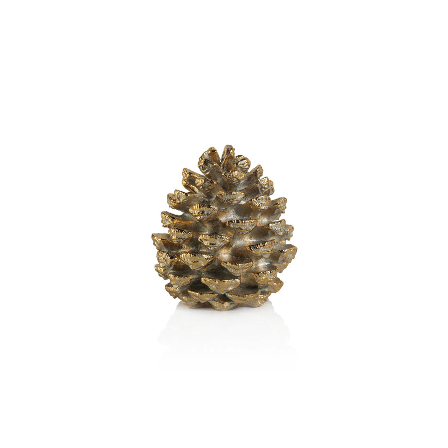 Decorative Pine Cone - Gold 6.5"