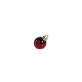 LED Metallic Glass Ornament Ball - Red - Holiday Decor by Carlyle Avenue