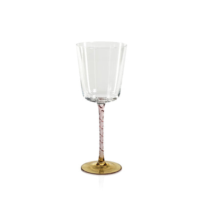 Vicenza Glassware - Amber and Pink - Drinkware Sets by Carlyle Avenue