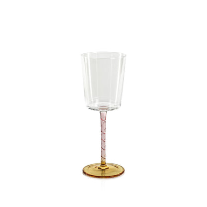 Vicenza Glassware - Amber and Pink - Drinkware Sets by Carlyle Avenue