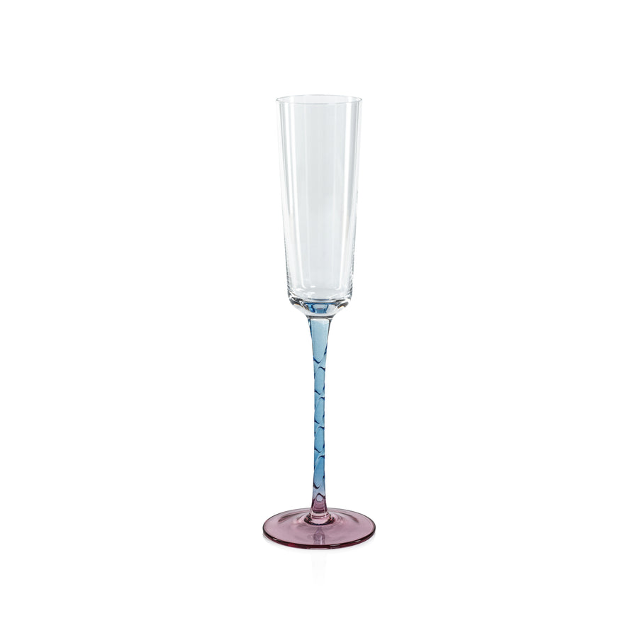 Vicenza Glassware - Pink and Blue