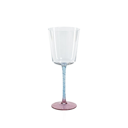 Vicenza Glassware - Pink and Blue - Drinkware Sets by Carlyle Avenue