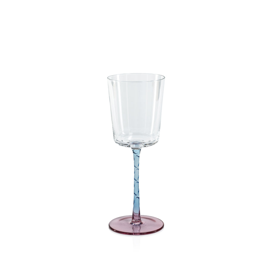 Vicenza Glassware - Pink and Blue
