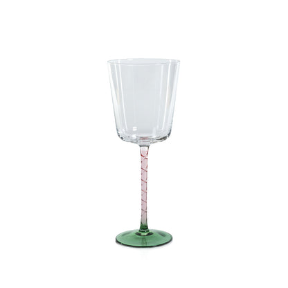 Vicenza Glassware - Green and Pink - Drinkware Sets by Carlyle Avenue