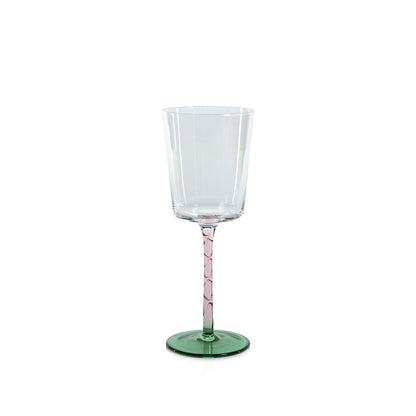 Vicenza Glassware - Green and Pink - Drinkware Sets by Carlyle Avenue