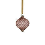 Harlequin Glass Ornament - Plum - Holiday Ornaments by Carlyle Avenue