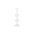 Candeliere Glass Taper Holder - Clear - Taper Holder by Carlyle Avenue