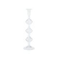 Candeliere Glass Taper Holder - Clear - Taper Holder by Carlyle Avenue