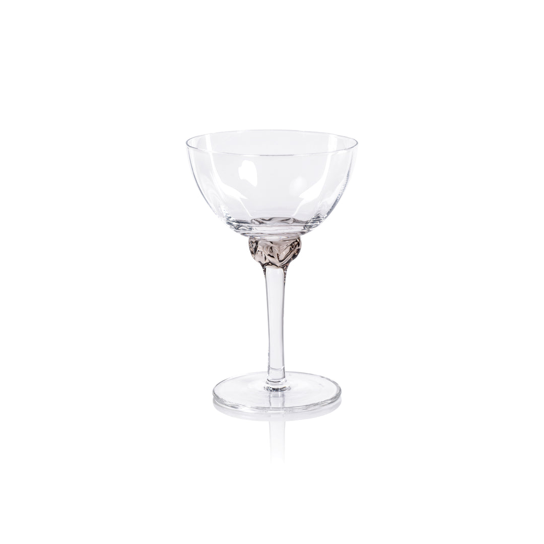 Colette Glassware - Martini/Cocktail Glass - Emerald Colors - Drinkware by Carlyle Avenue