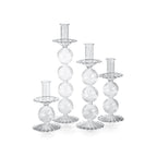 San Marco Swirl Glass Taper Holder - Candle Holders by Carlyle Avenue
