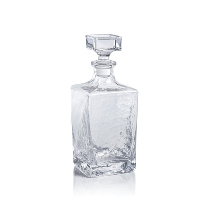 Punta Mita Hammered Glass Decanter - Decanter by Carlyle Avenue