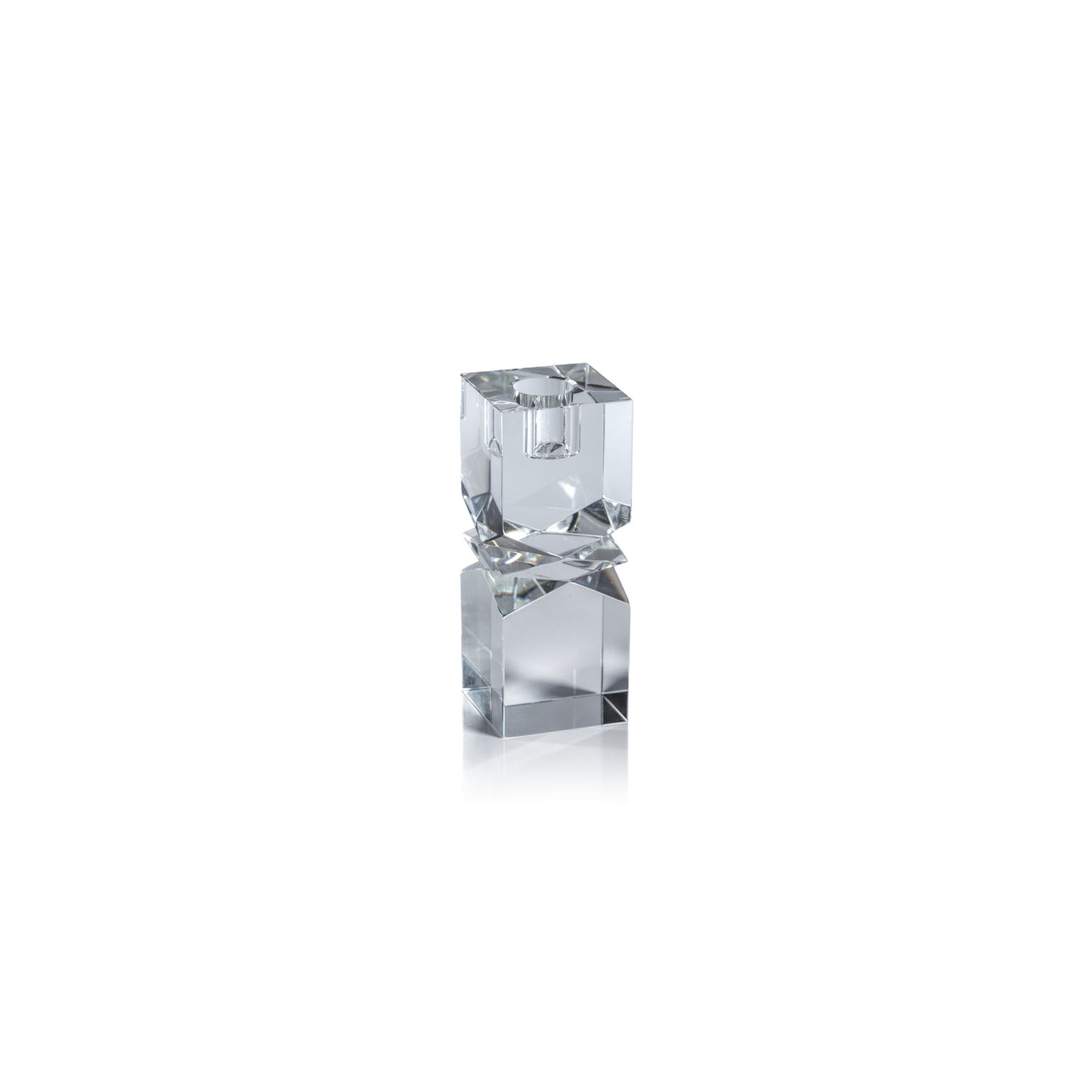 Vienna Artistry Crystal Candle Holder - Clear