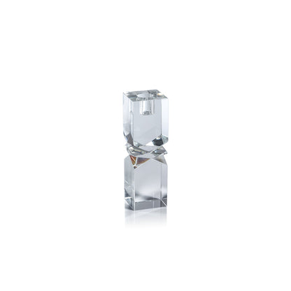 Vienna Artistry Crystal Candle Holder - Clear - Candle Holders by Carlyle Avenue
