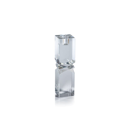 Vienna Artistry Crystal Candle Holder - Clear - Candle Holders by Carlyle Avenue