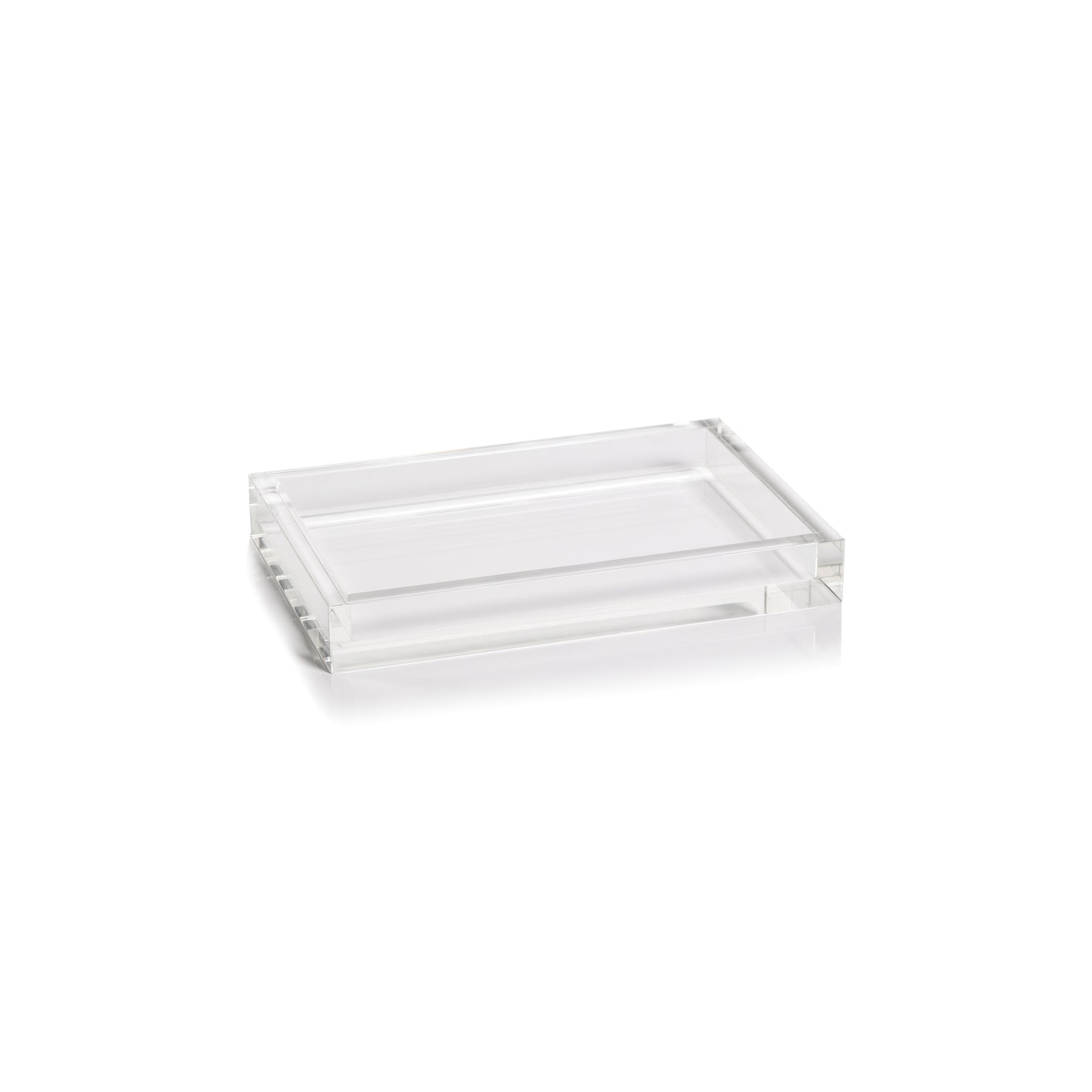 Claire Crystal Glass Vanity Tray