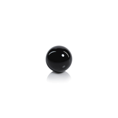 Noir Crystal Glass Fill Ball - Black - Decorative Accessories by Carlyle Avenue