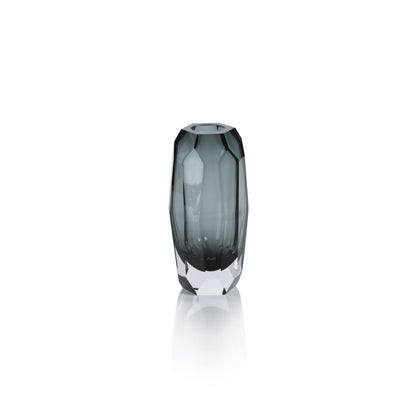 Imperial Glass Vase - Smoke - Vases by Carlyle Avenue