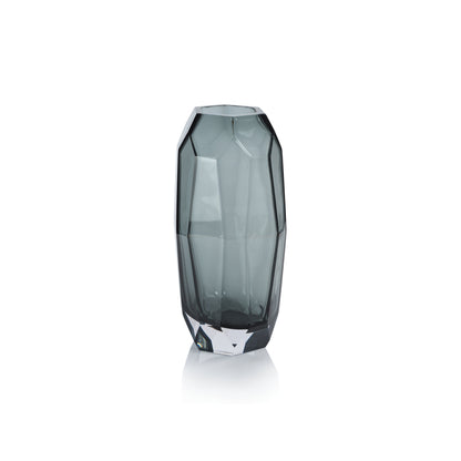 Imperial Glass Vase - Smoke - Vases by Carlyle Avenue