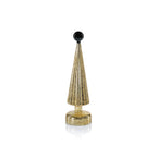LED Tree with Globe Finial - Gold w/ Green - Christmas Trees by Carlyle Avenue