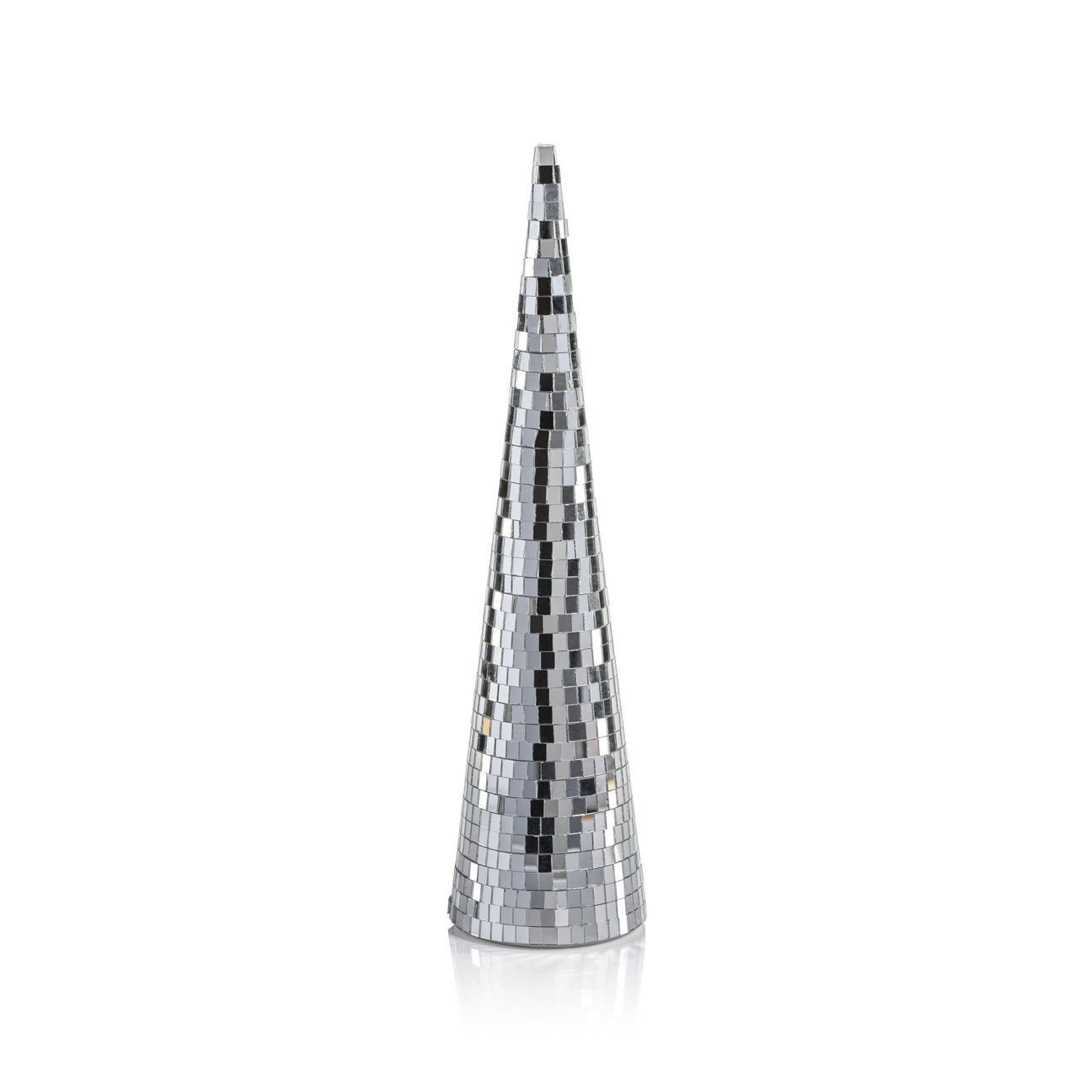 Luminous Festive Prism Tree - Silver