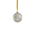 Matte Frosted Whisper Glass Ornament - Silver & Gold - Ornaments by Carlyle Avenue
