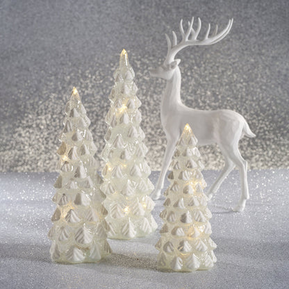 LED Snow Tree - White - Christmas Trees by Carlyle Avenue