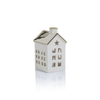 Porcelain LED House with Gold Roof - Christmas Decor by Carlyle Avenue