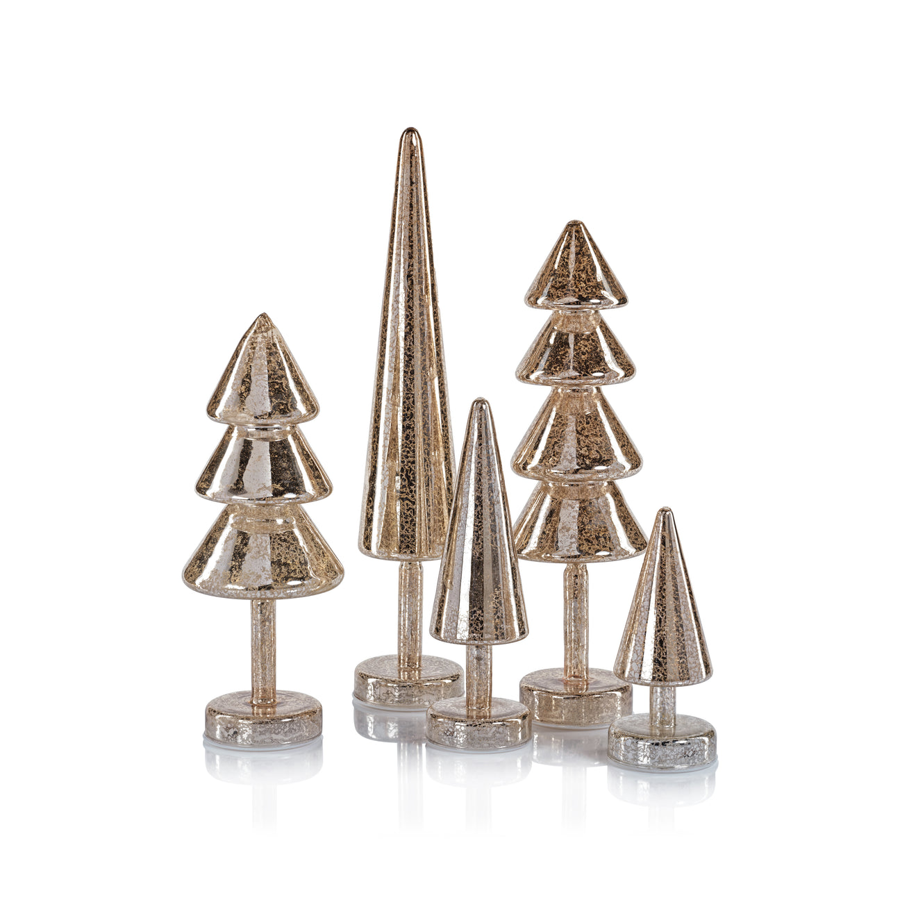 Noel Sparkle Spruce LED Tree - Gold