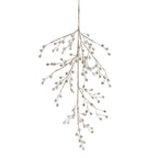 Beaded Glass Berry Pick - Clear and Gold - Holiday Decor by Carlyle Avenue