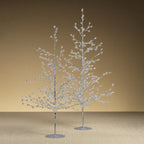 Beaded Glass Berry Tree - Clear and Silver - Christmas Trees by Carlyle Avenue
