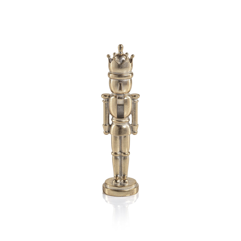 Metallic Decorative Nutcracker - Gold - Christmas Decor by Carlyle Avenue
