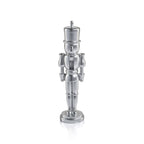 Metallic Decorative Nutcracker - Silver - Christmas Decor by Carlyle Avenue