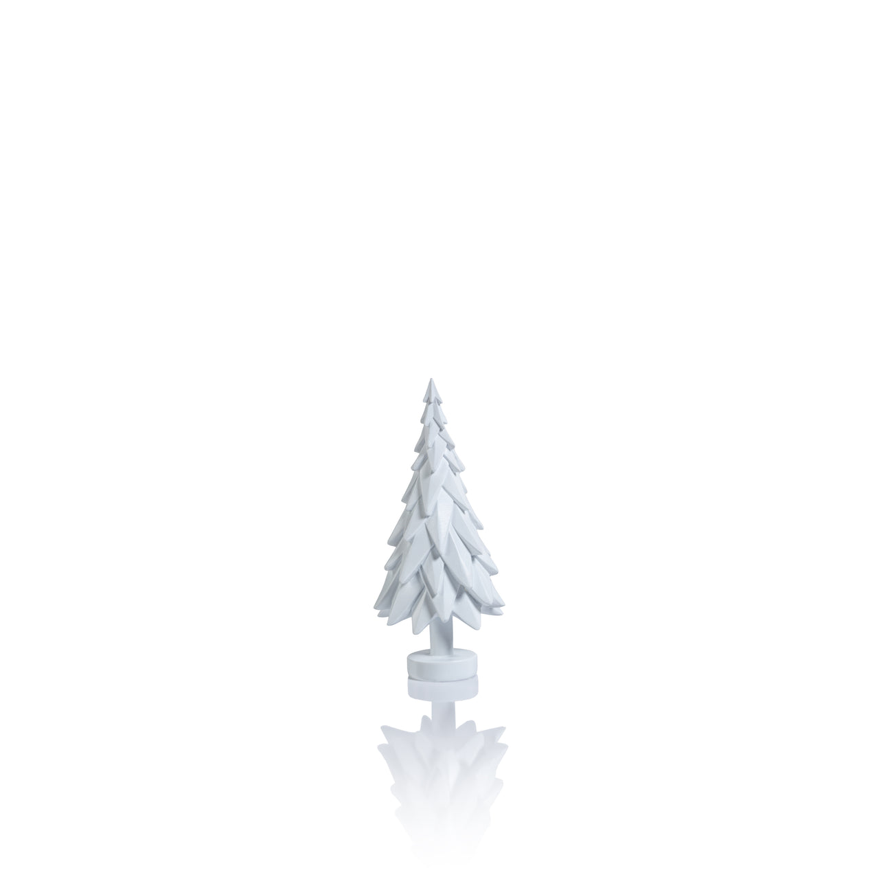 Matte White Decorative Tree