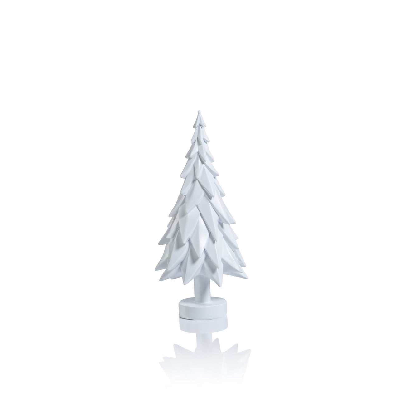 Matte White Decorative Tree