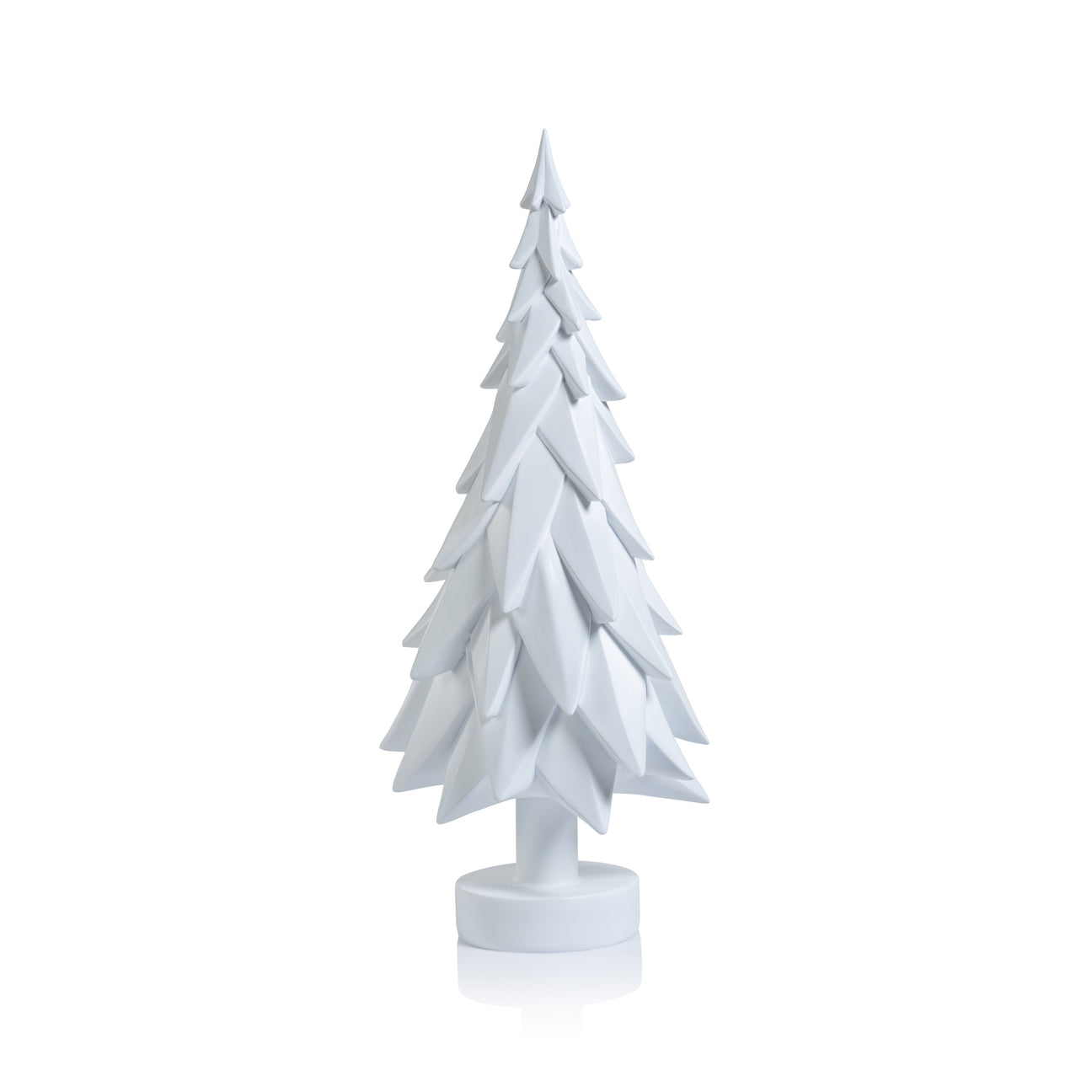 Matte White Decorative Tree