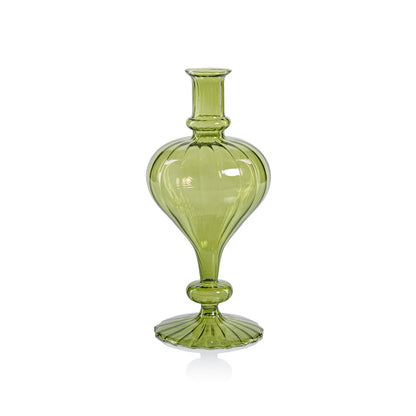 Venetian Spiral Vase - Green - Vases by Carlyle Avenue