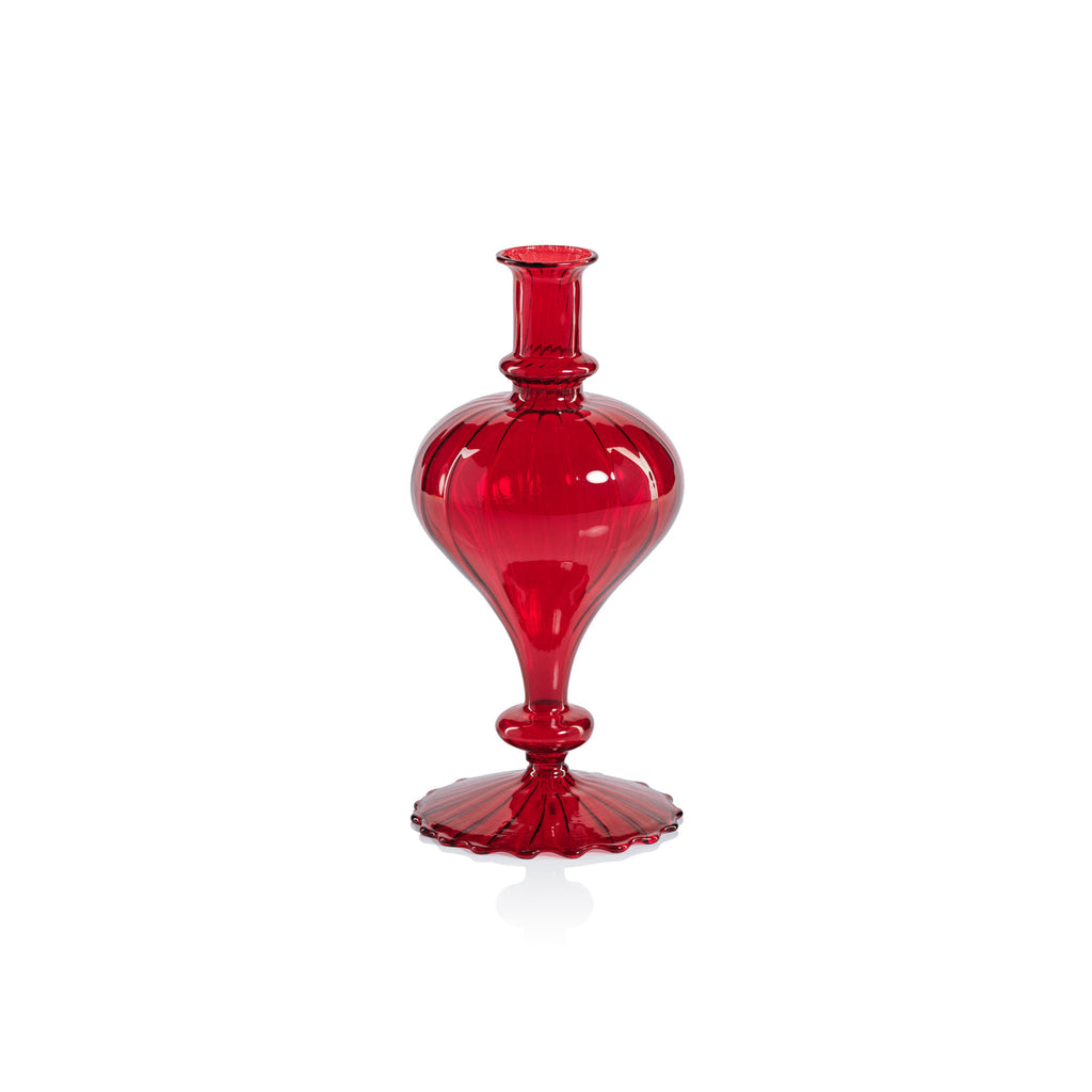 Venetian Spiral Vase - Red - Vases by Carlyle Avenue