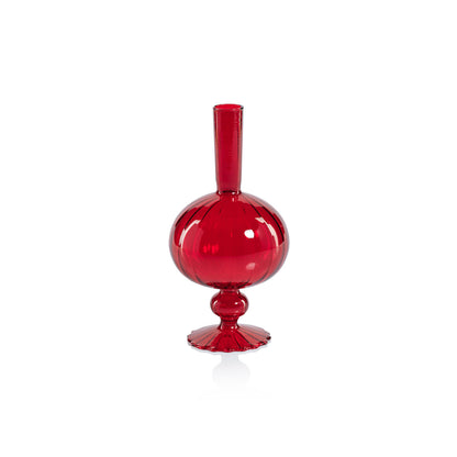 Venetian Spiral Vase - Red - Vases by Carlyle Avenue
