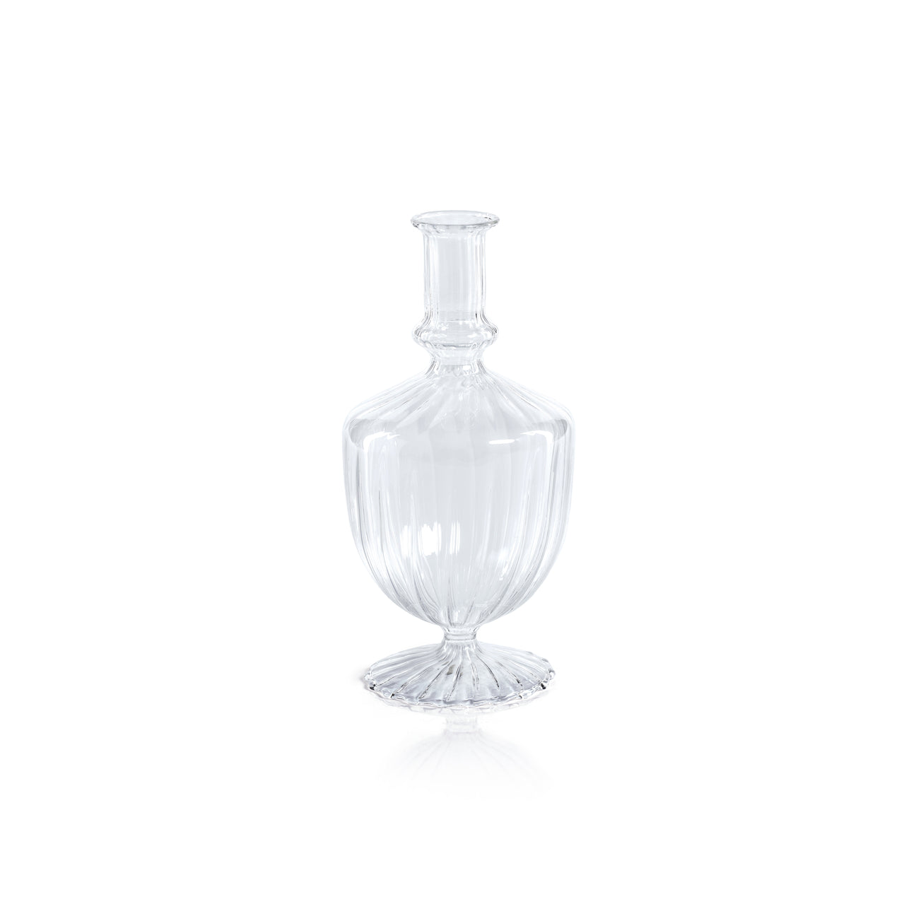 Venetian Spiral Vase - Clear